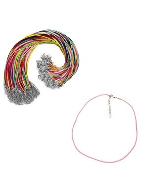 🔴 5 for $10 ONE Pink Hemp Rope Necklace for Jewelry Making